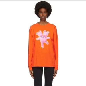 Marc Jacobs Orange Heaven by Marc Jacobs Double-Headed Teddy Long Sleeve XL